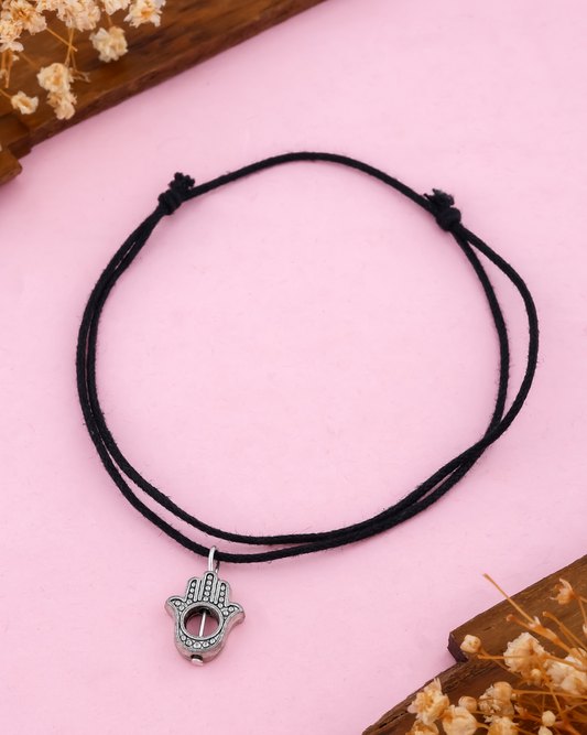 Adjustable Hamsa Anklet