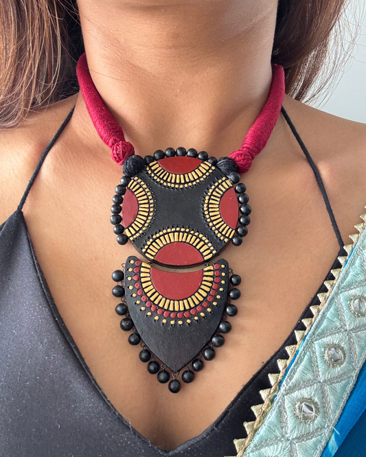 Avya Terracotta Choker Set
