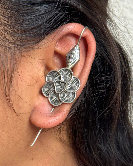Sumukhi Oxidised Earcuff - Set of 2
