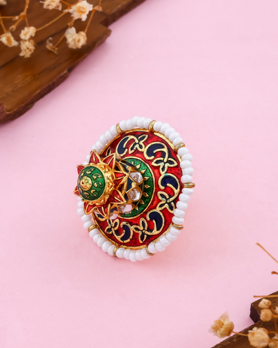 Ghoomar Adjustable Ring