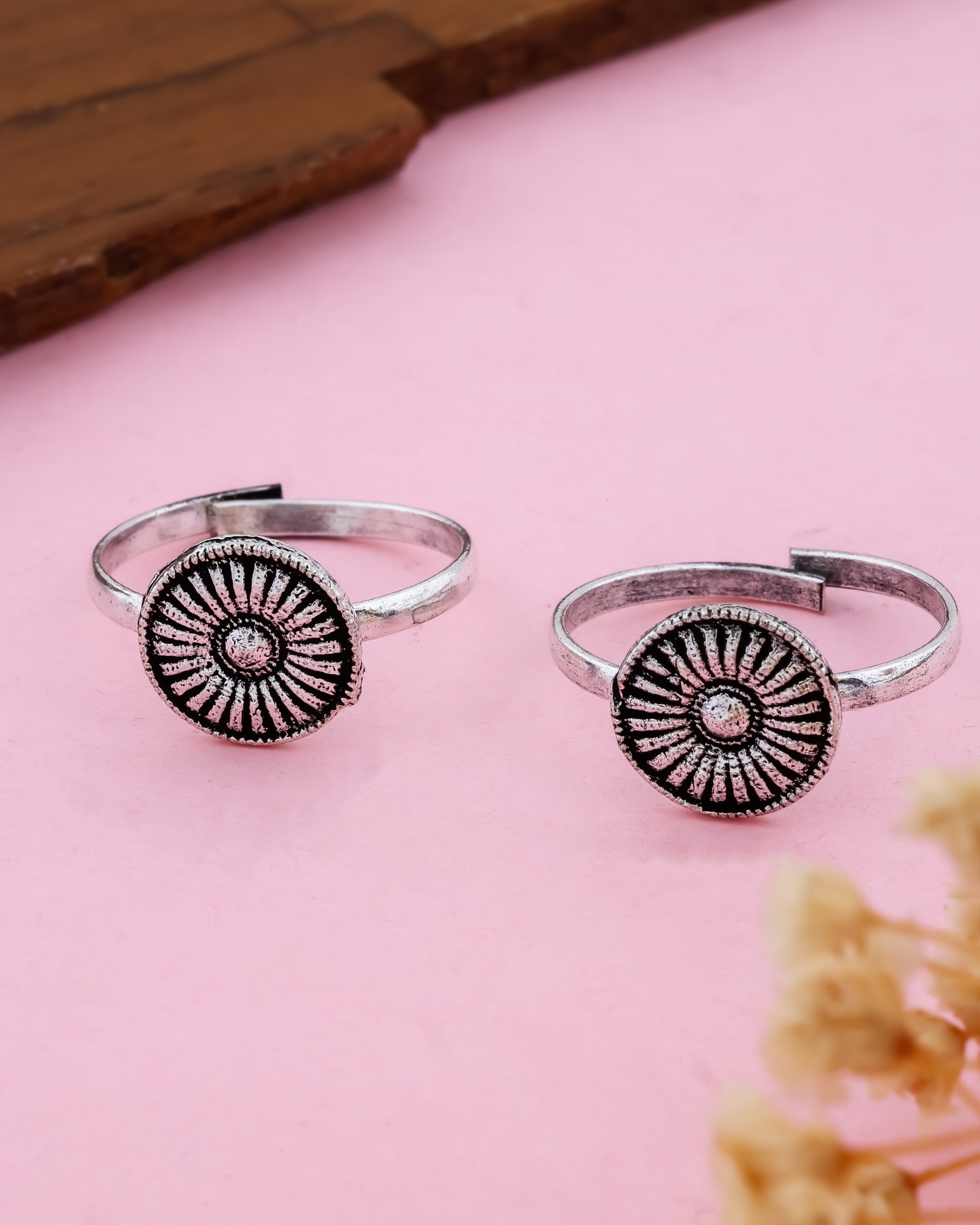 Sujata Toe Ring - Set of 2
