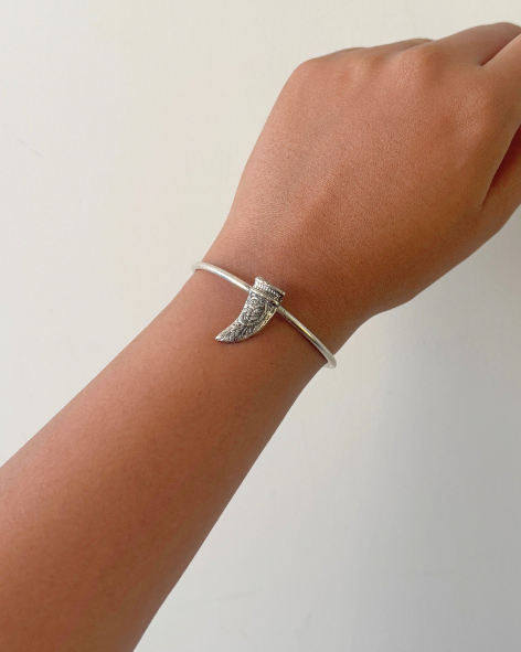 Danasha Oxidised Silver Bracelet