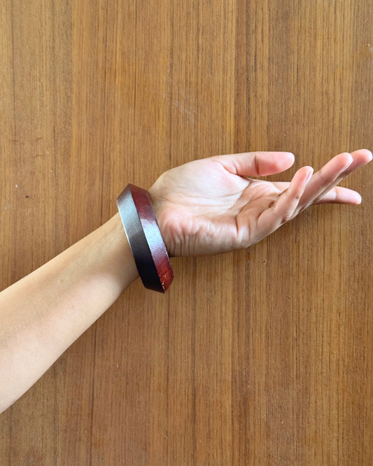 Asani Brown Wooden Bangle