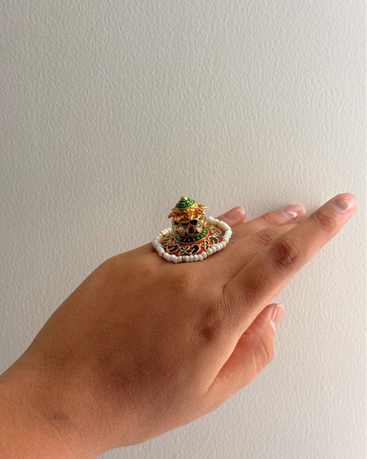 Ghoomar Adjustable Ring