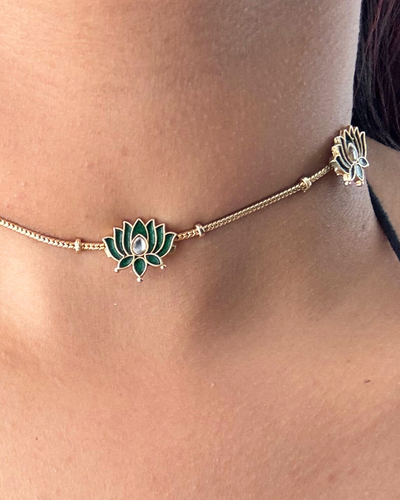 Saroj Kundan Neckalce Set