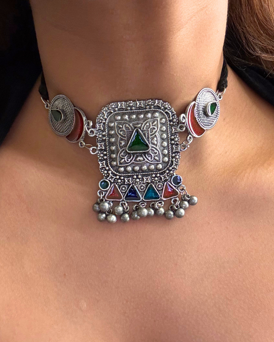 Fatima Afghani Choker Set