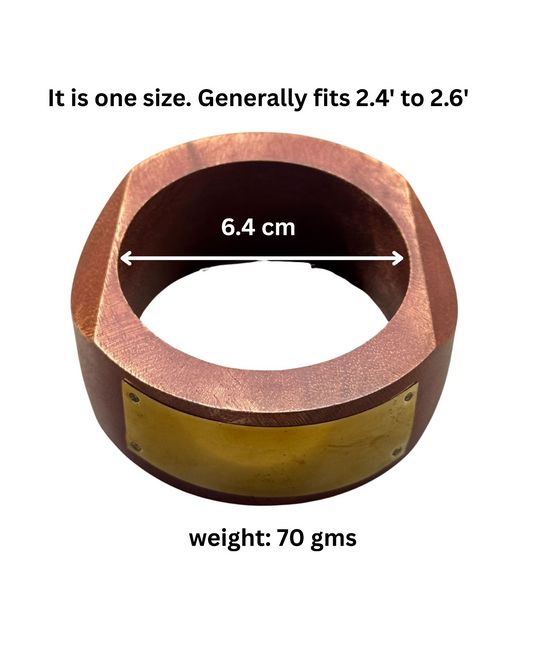 Veena Brown Wooden Bangle