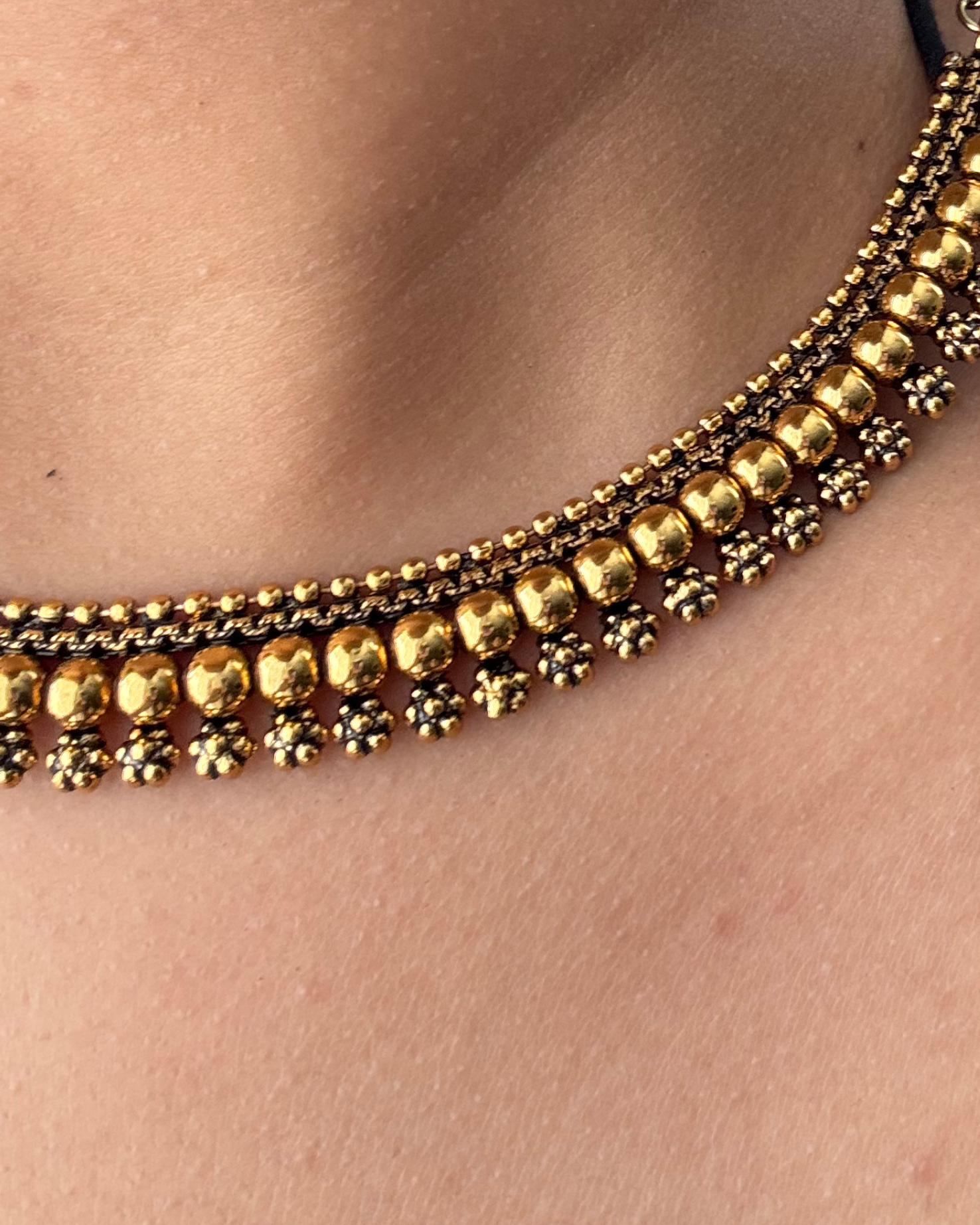 Sona Temple Necklace Set