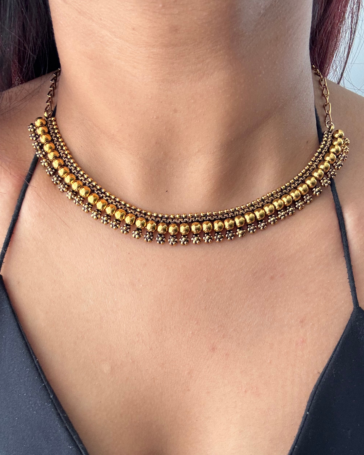 Sona Temple Necklace Set