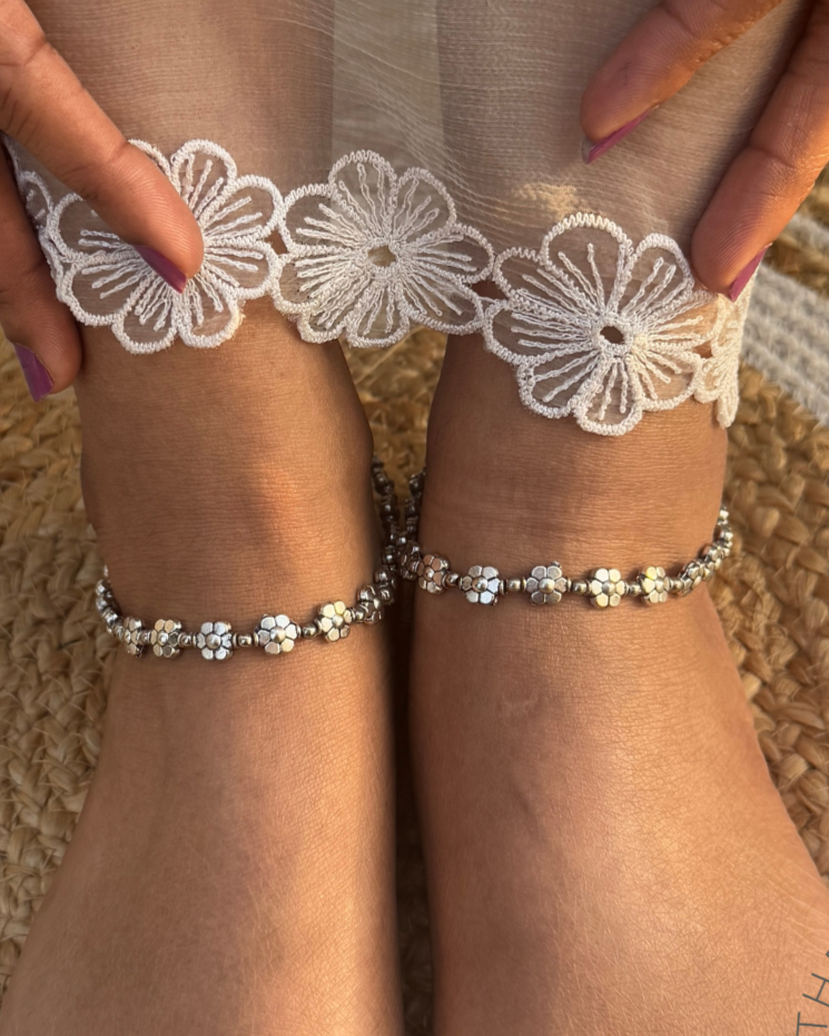 Tere Mere Anklet - Set of 2
