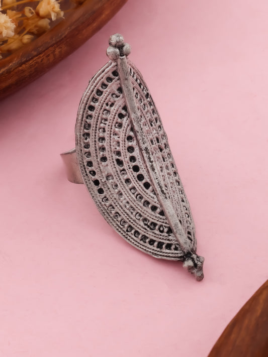 Kanchan Oxidised Ring