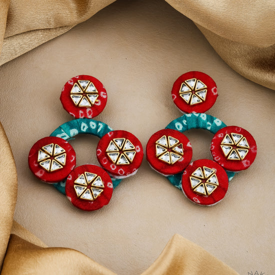 Chashni Bandhej Earrings