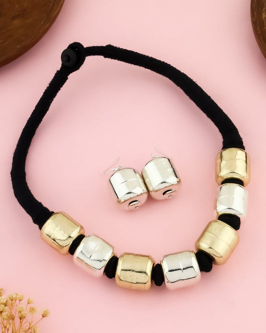 Archana Dual-tone Choker Necklace