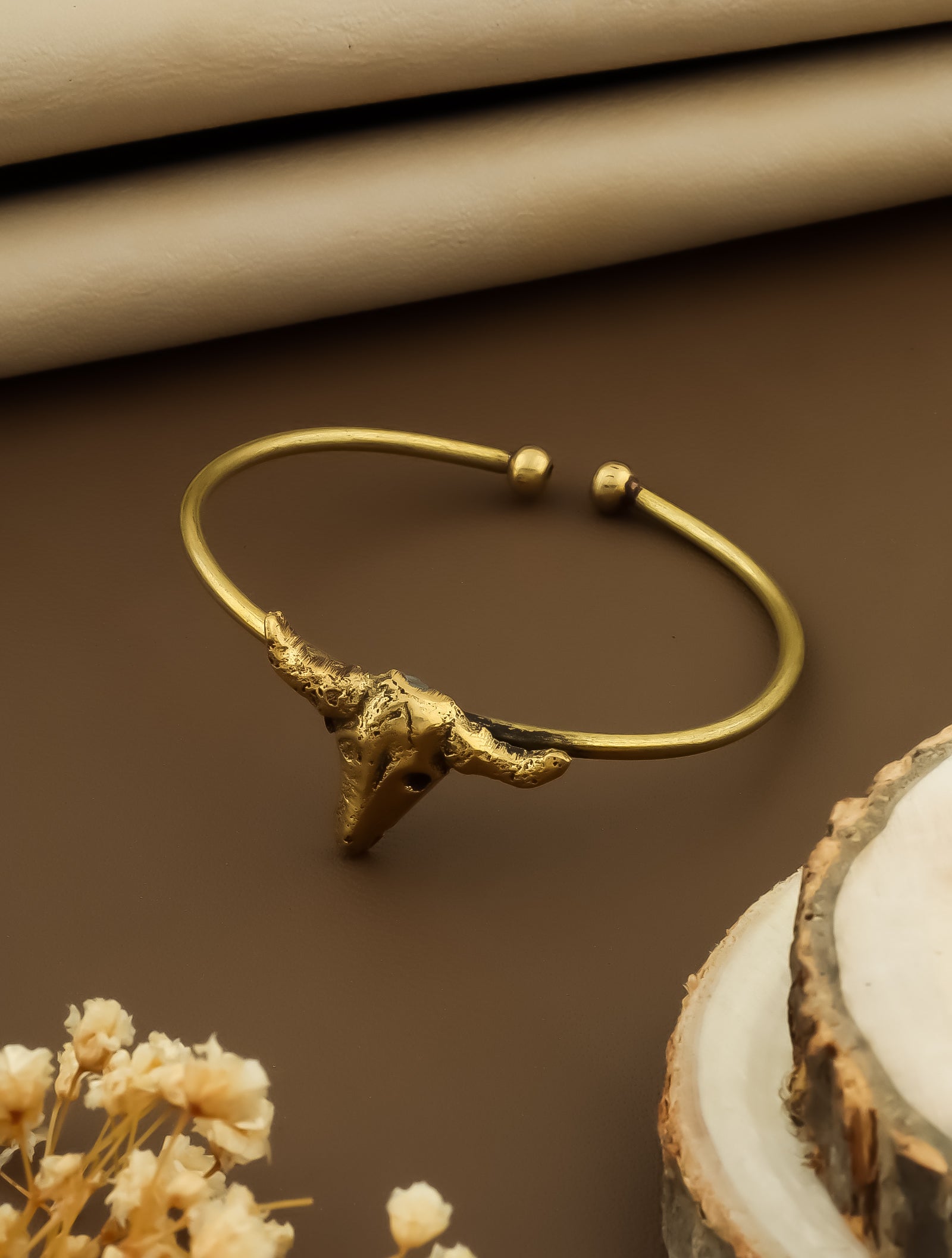 Shivangi Oxidised Gold Bracelet