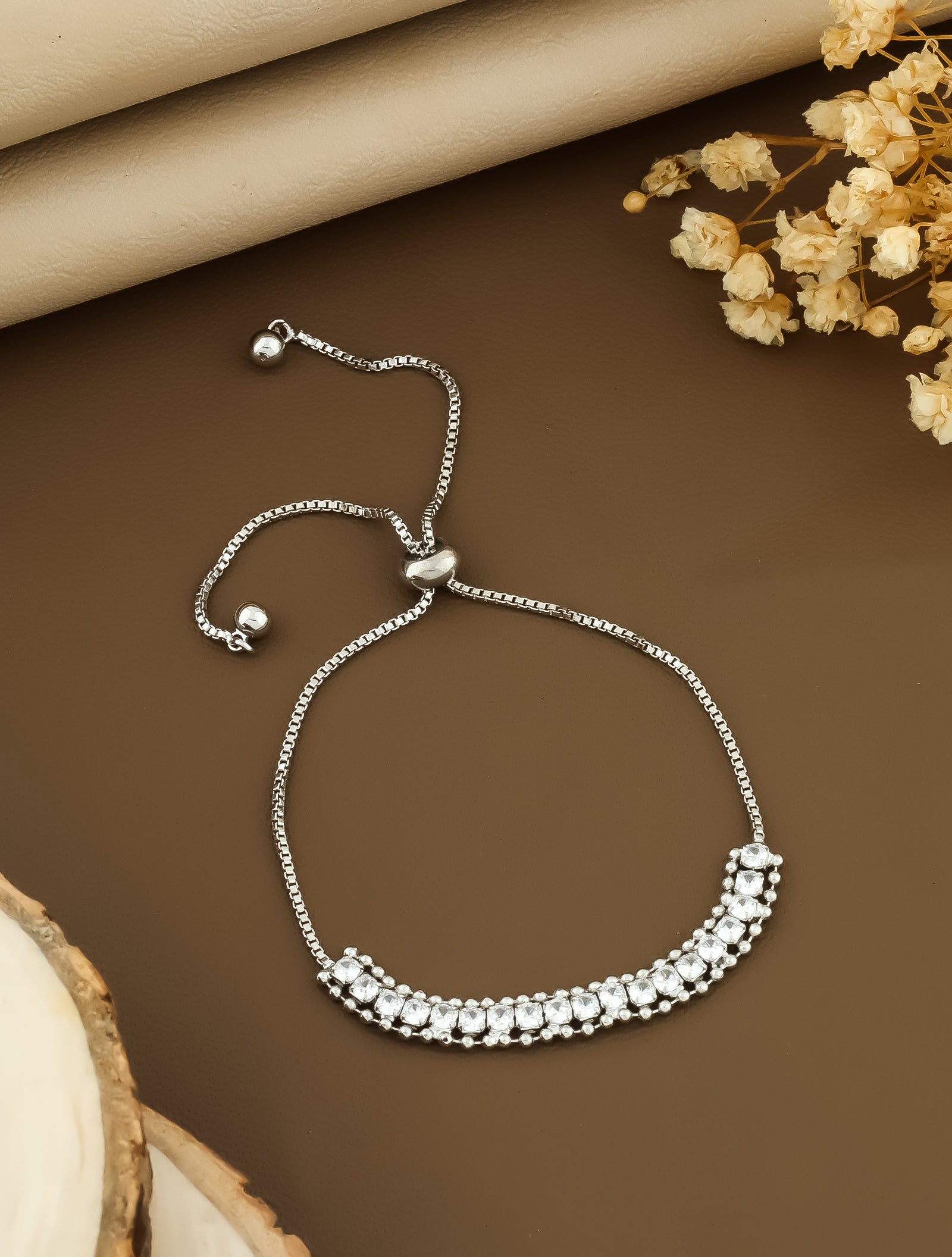 Cubic Silver Bracelet