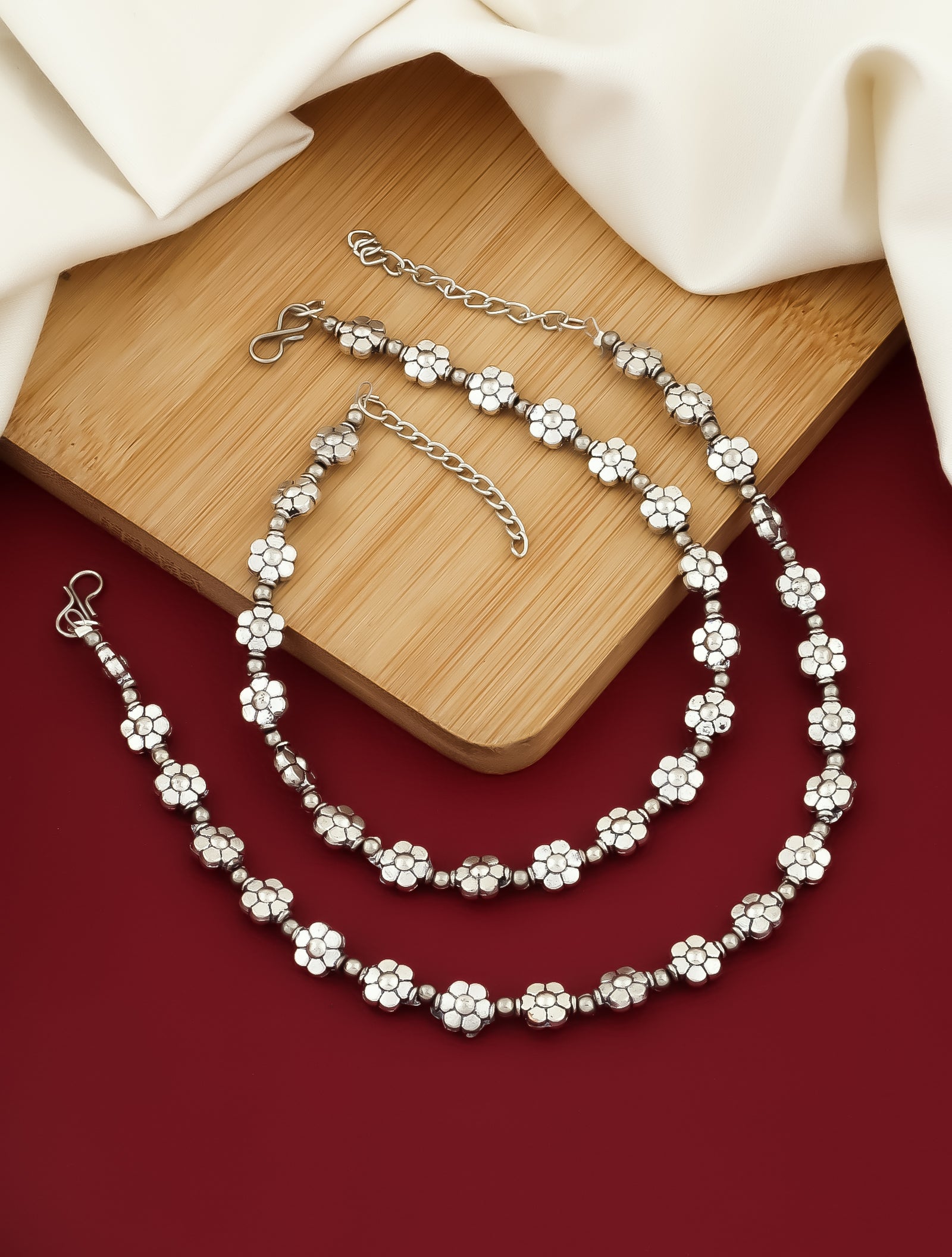 Tere Mere Anklet - Set of 2