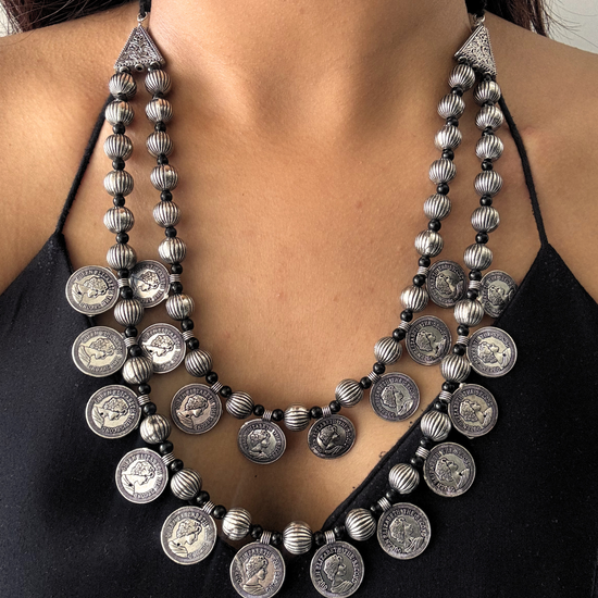 Sikka two layer necklace
