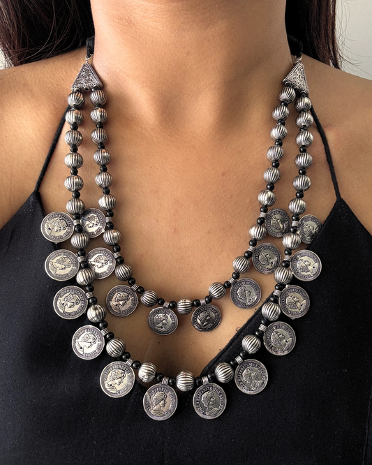 Sikka two layer necklace