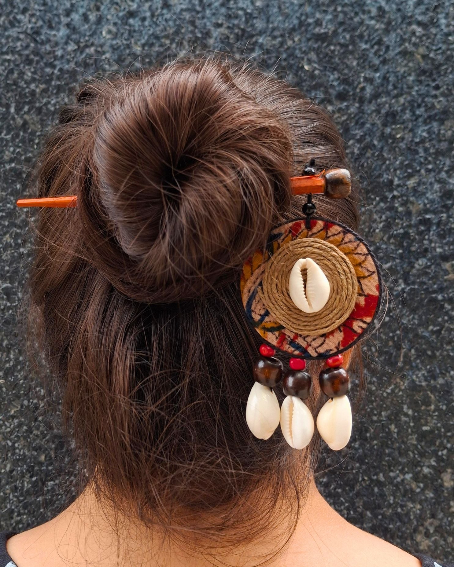Nazm Handcrafted Wooden Hairpin Stick
