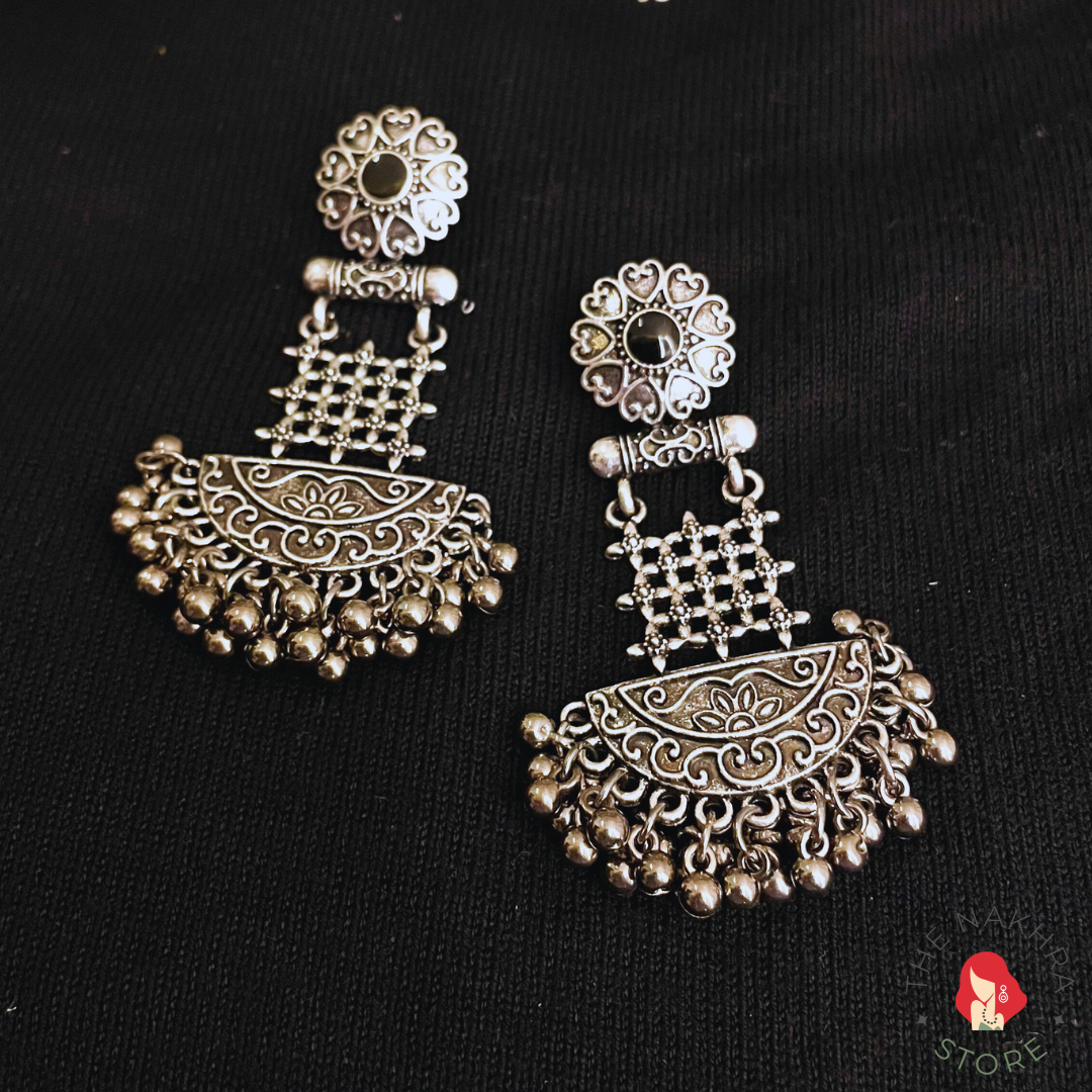 Tradition earrings Afreen (Black)