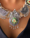 Sugandha Beige Jute Necklace