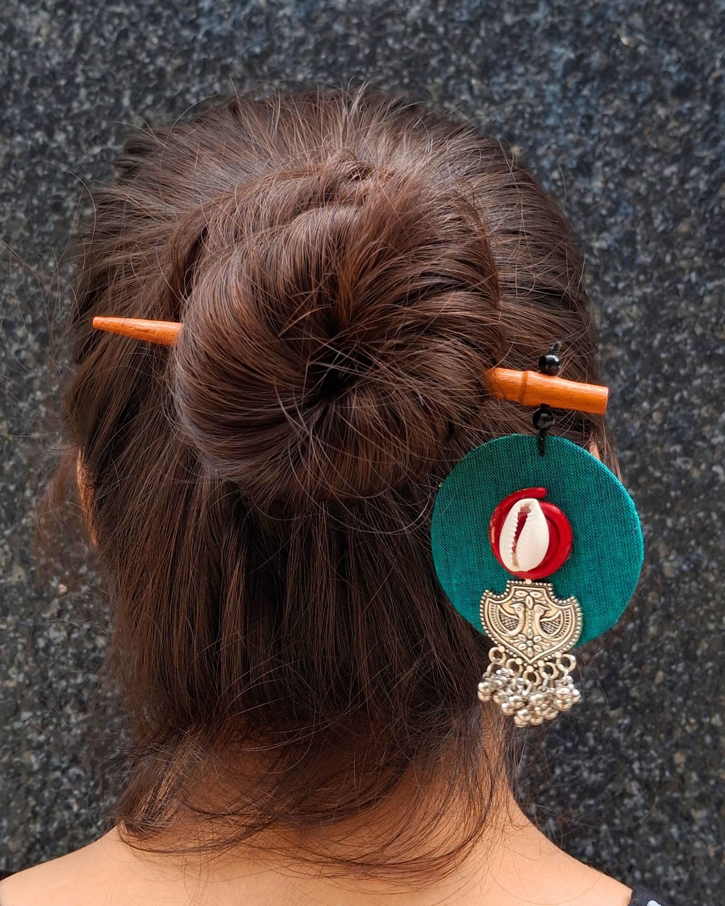Nita Handcrafted Wooden Hairpin Stick