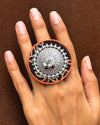 Jhoomar Ajrakh Black Ring
