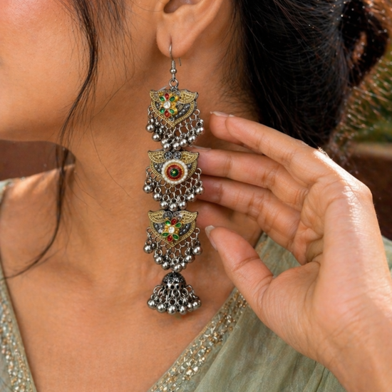 Nandita Long Earrings