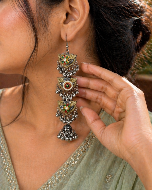 Nandita Long Earrings