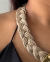 Nakshatra Beige Jute Necklace