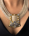 Prachi Beige Jute Necklace