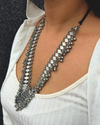 Aradhna Oxidised Necklace Set