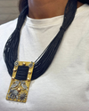 Mishri Black Jute Necklace