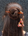 Kitab Handcrafted Wooden Hairpin Stick