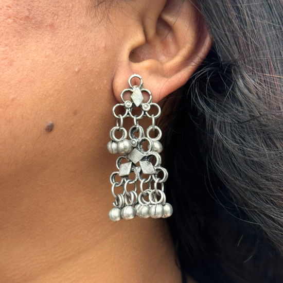 Aradhna Oxidised Necklace Set