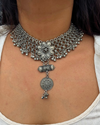Nandini Oxidised Choker Set