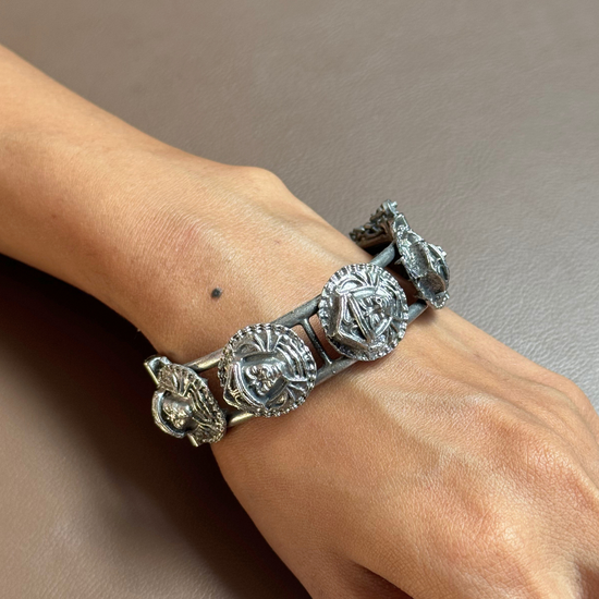 Durga Oxidised Kada