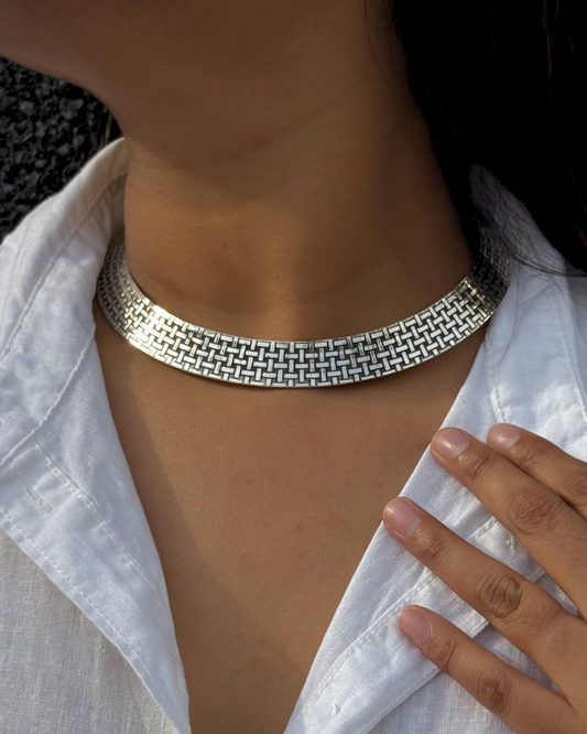 Taral Tribal Silver Hasli