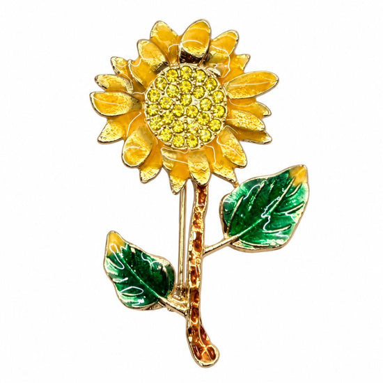 Sunflower Brooch