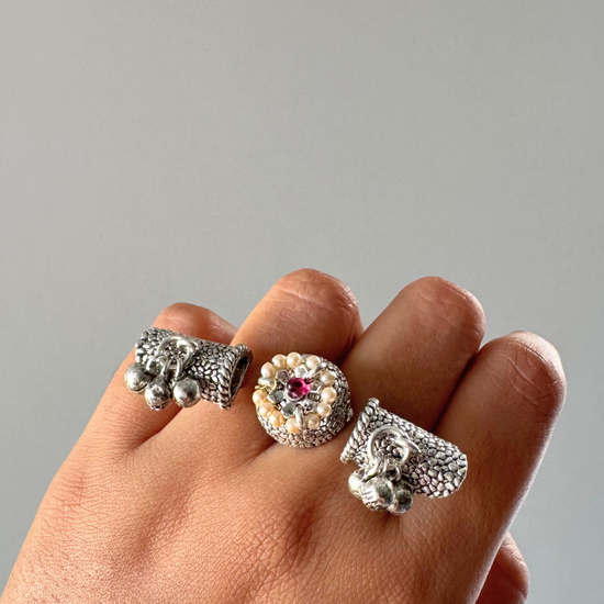 Purvi Pink Ring