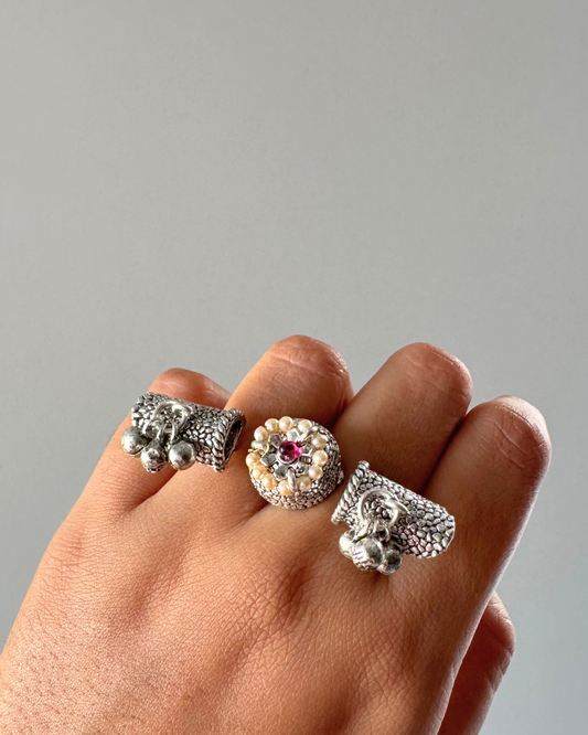 Purvi Pink Ring