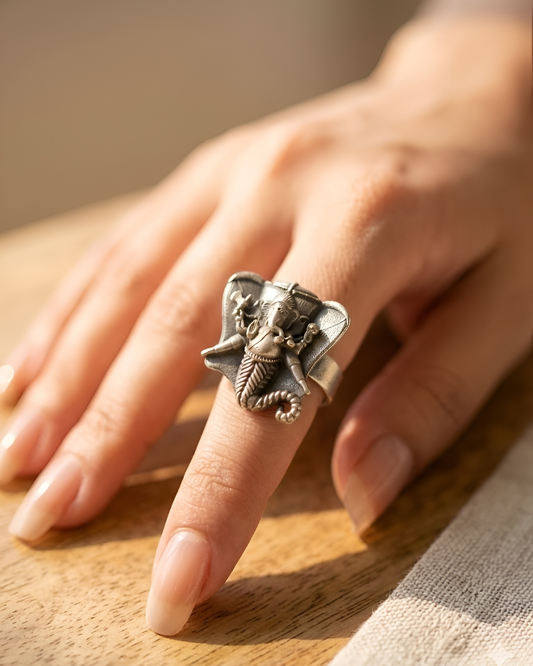 Ganesh Statement Ring