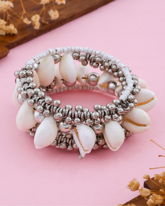 Shell Spiral Bangle