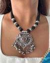 Vidya choker set with ring