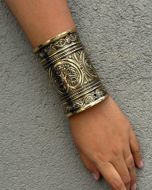 Prana Tribal Long Golden Kada