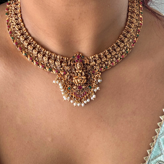 Anshula Temple Necklace Set