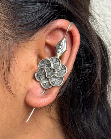Sumukhi Oxidised Earcuff - Set of 2