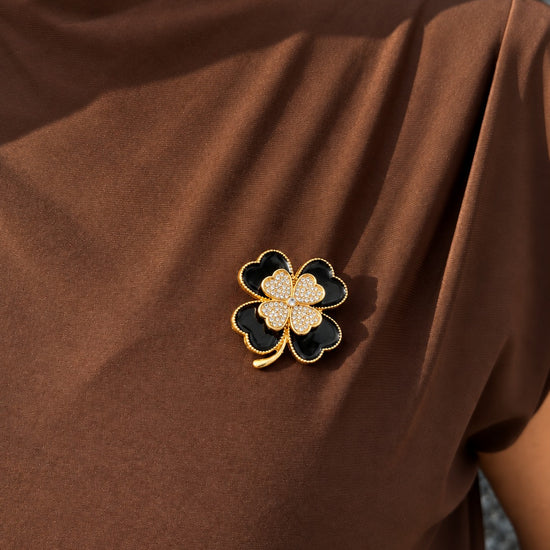 Four Leaf Brooch