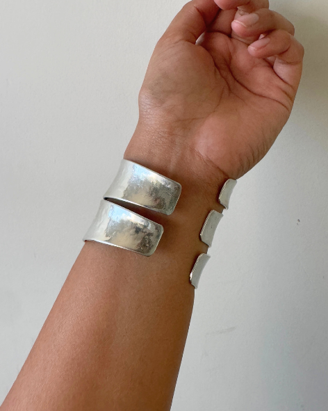 Neha Silver Adjustable Cuff