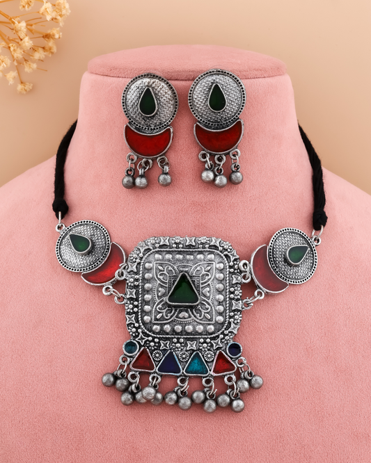 Fatima Afghani Choker Set